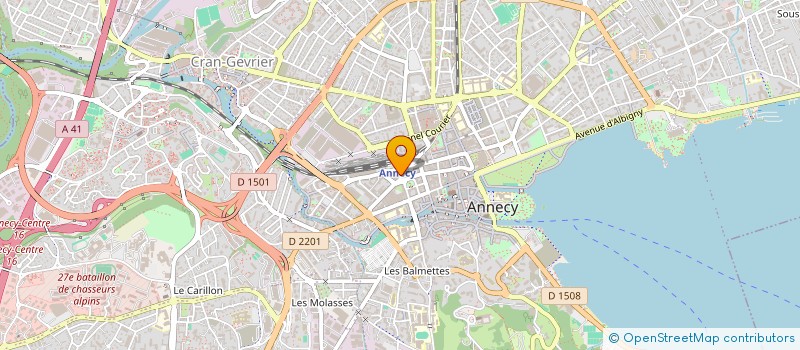 localisation de l'entreprise ARIYA DESIGN à ANNECY