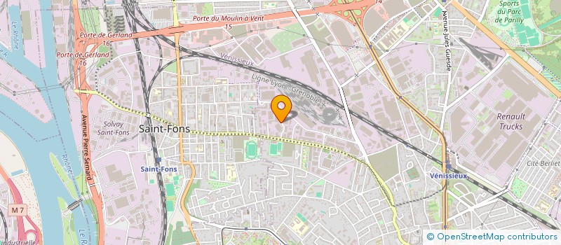 localisation de l'entreprise ARIZA  VILLEURBANNE