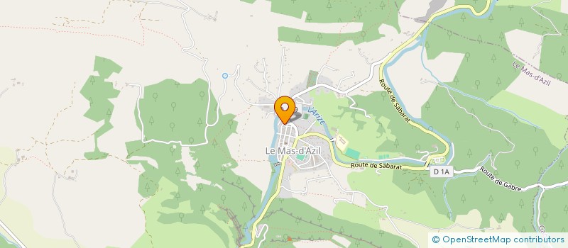 localisation de l'entreprise ARIZE RAMONAGE à LE MAS-D'AZIL