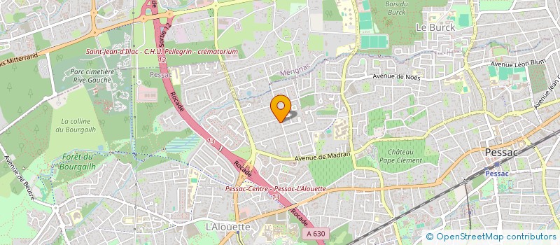 localisation de l'entreprise ARIZONA  PESSAC