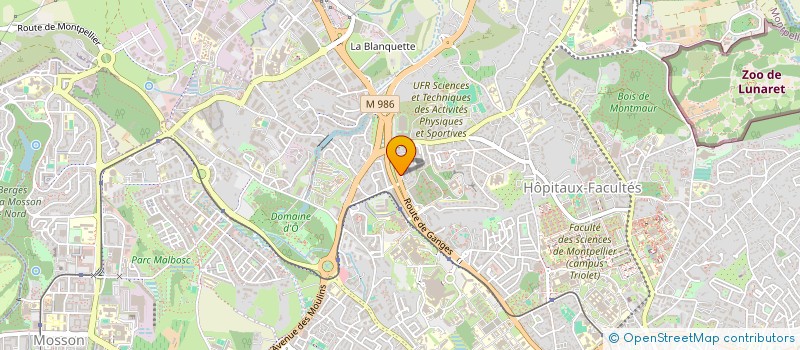 localisation de l'entreprise ARIZONA à MONTPELLIER