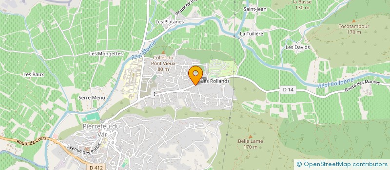 localisation de l'entreprise ARIZONA  PIERREFEU-DU-VAR