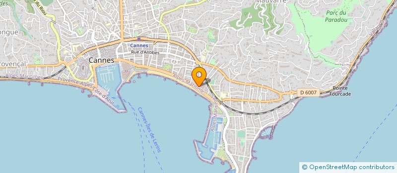 localisation de l'entreprise ARIZONA CLUB à CANNES