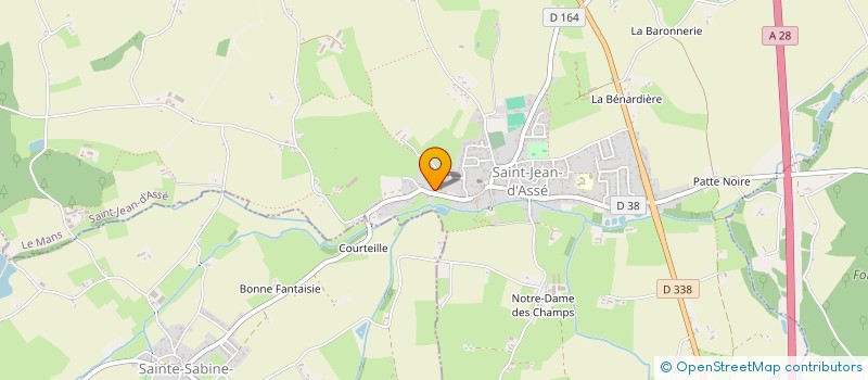 localisation de l'entreprise ARIZONA COUNTRY  SAINT-JEAN-D'ASSE