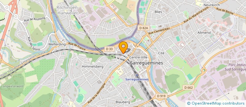 localisation de l'entreprise ARIZONA DINER à SARREGUEMINES