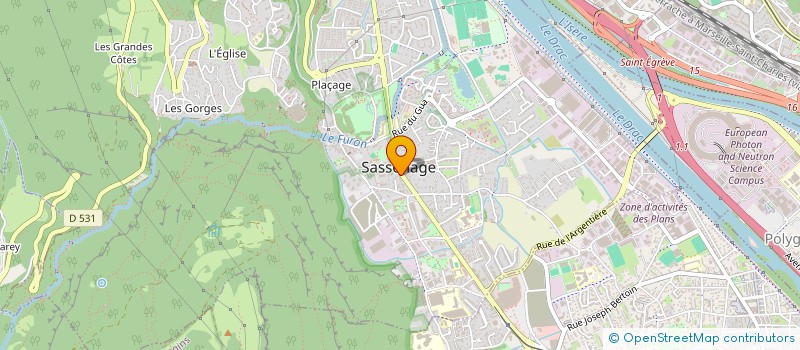 localisation de l'entreprise ARIZONA GRILL  SASSENAGE