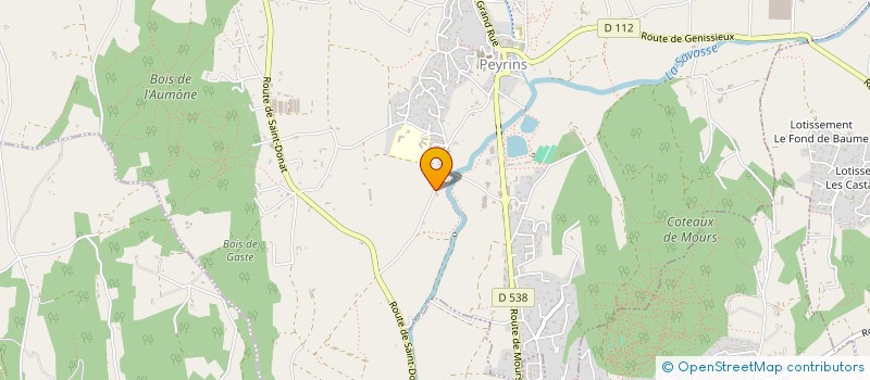 localisation de l'entreprise ARJA  PEYRINS