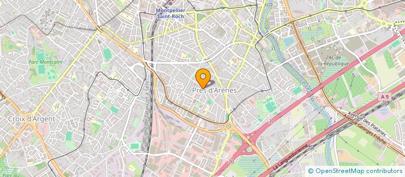 localisation de l'entreprise ARJA RENOVATION à MONTPELLIER