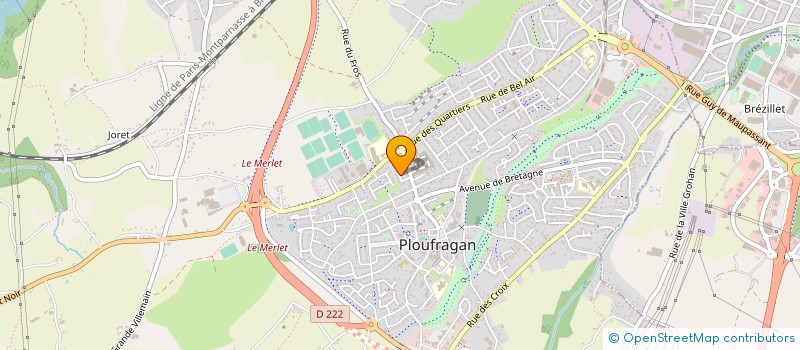 localisation de l'entreprise ARJAKEL  PLOUFRAGAN