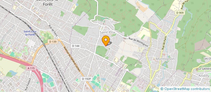 localisation de l'entreprise ARJC à SAINT-PRIX