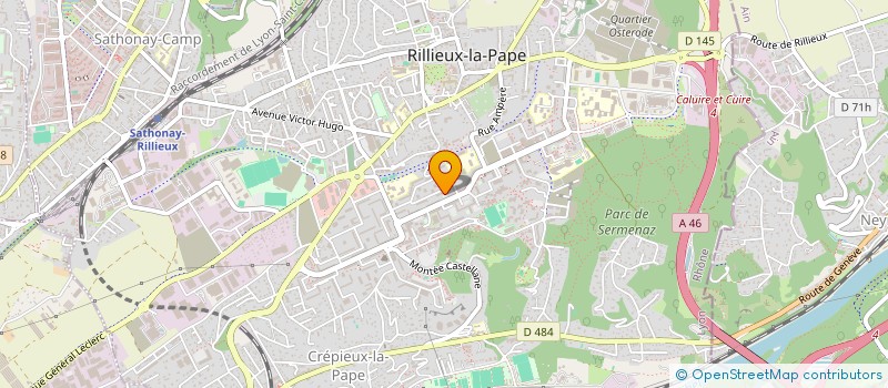 localisation de l'entreprise ARJDOM ASS RILLARDE JEUNE OUTRE MER à RILLIEUX-LA-PAPE