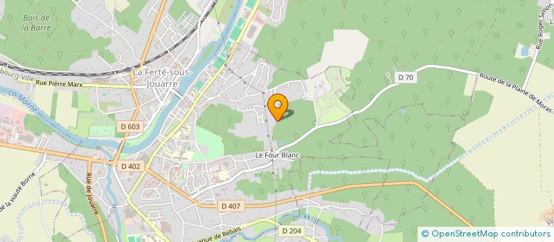 localisation de l'entreprise ARJE CONSEIL à LA FERTE-SOUS-JOUARRE