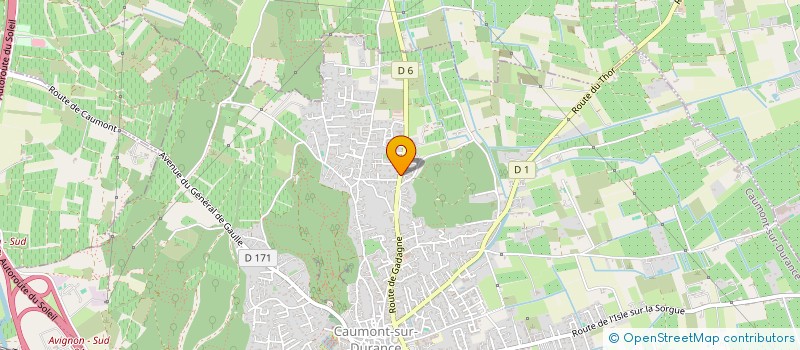 localisation de l'entreprise ARJEMA  CAUMONT-SUR-DURANCE