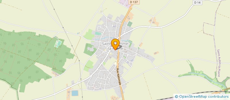 localisation de l'entreprise ARJEVIAL  SAINTE-GEMME-LA-PLAINE