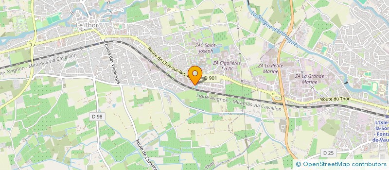 localisation de l'entreprise ARJEYO  LE THOR