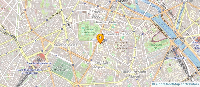 localisation de l'entreprise ARJOFORETS à PARIS