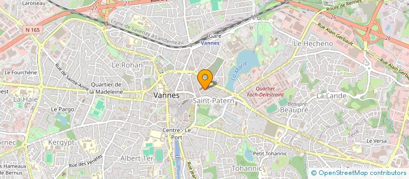 localisation de l'entreprise ARJS  VANNES