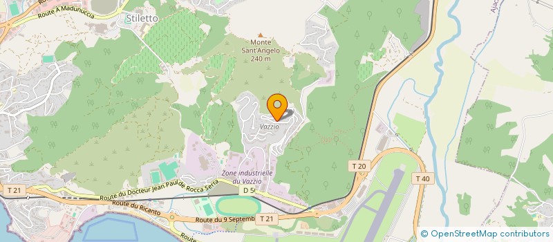 localisation de l'entreprise ARJU à AJACCIO
