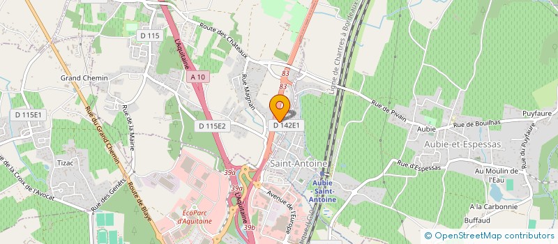 localisation de l'entreprise ARJULIEL  VIRSAC