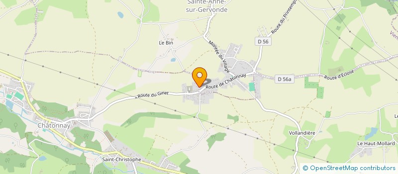 localisation de l'entreprise ARJULOU  CHATONNAY