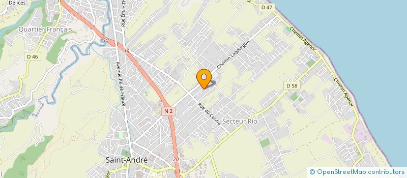 localisation de l'entreprise ARJUNA à SAINT-ANDRE