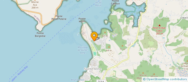 localisation de l'entreprise ARJUNA  SAINTE-ANNE