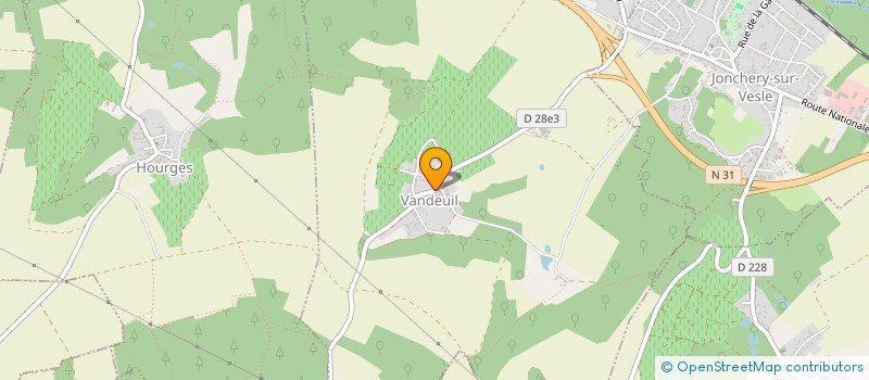 localisation de l'entreprise ARJUNA  VANDEUIL