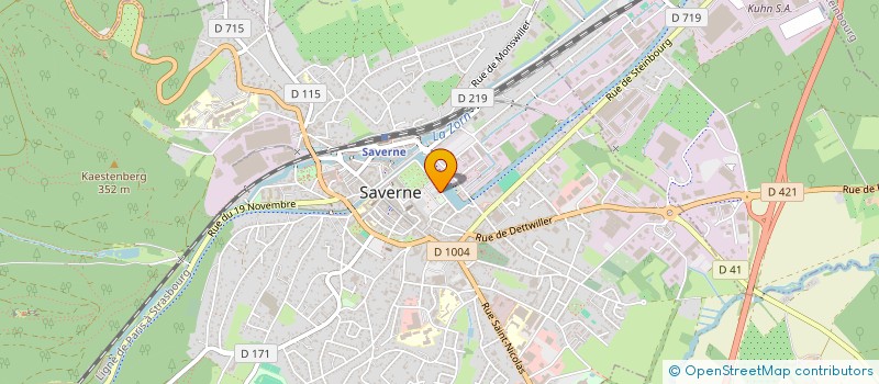 localisation de l'entreprise ARK à SAVERNE