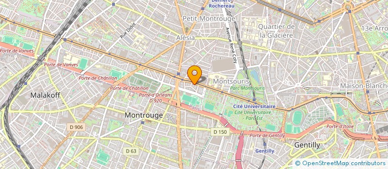 localisation de l'entreprise ARK COIFFURE  PARIS