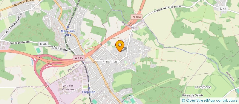 localisation de l'entreprise ARK-GAMES STUDIO à FREPILLON