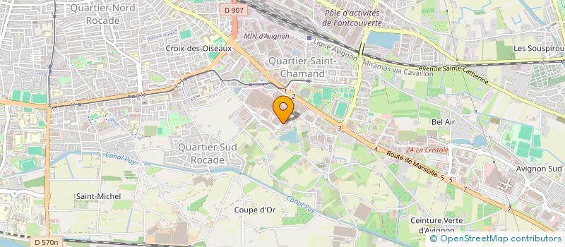 localisation de l'entreprise ARK IMMO  AVIGNON