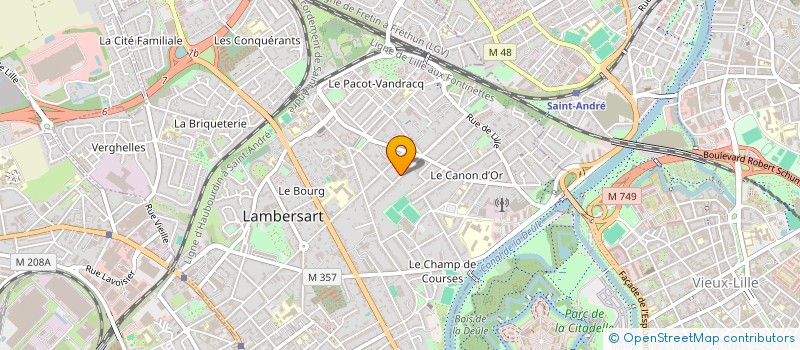 localisation de l'entreprise ARK'IMMO à LAMBERSART