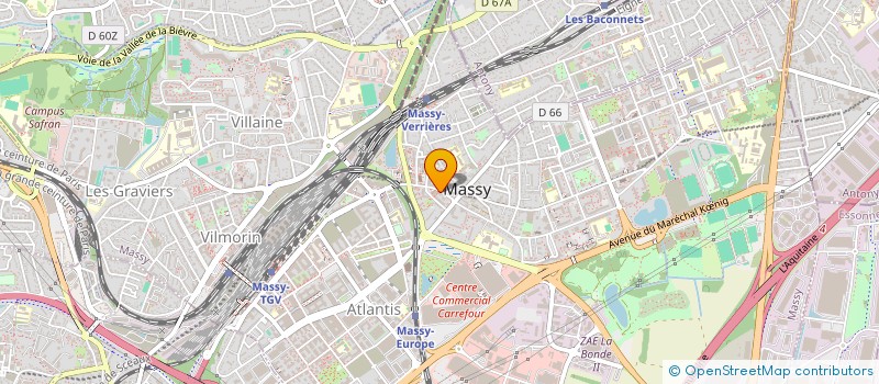 localisation de l'entreprise ARK IMMOBILIER  MASSY