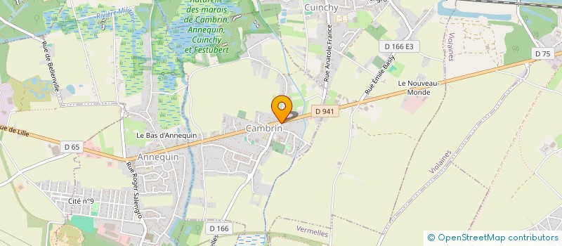 localisation de l'entreprise ARK'IN HOME DESIGN à CAMBRIN