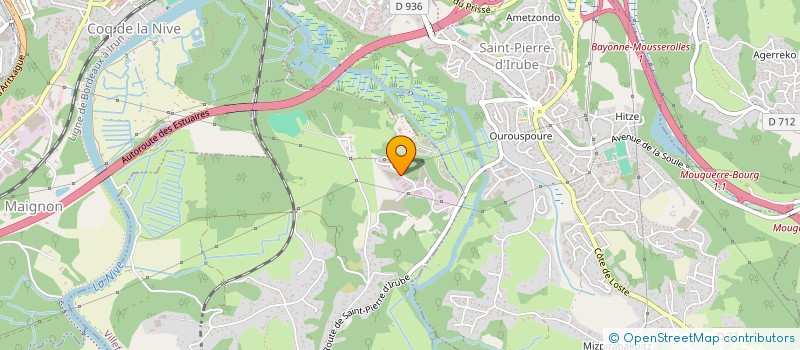 localisation de l'entreprise ARK ONE IMMOBILIER  VILLEFRANQUE