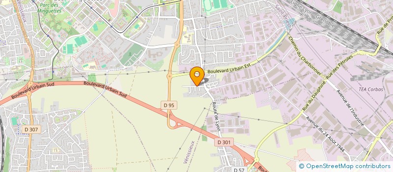 localisation de l'entreprise ARKA  VENISSIEUX