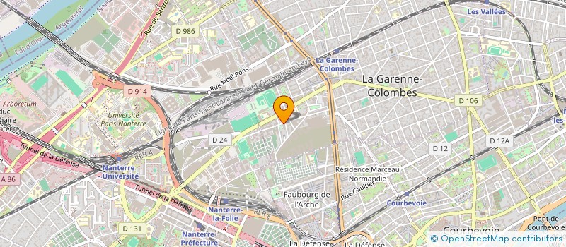 localisation de l'entreprise ARKA à LA GARENNE-COLOMBES