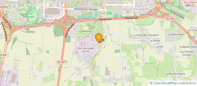 localisation de l'entreprise ARKA EVENEMENTS SERVICES à NOYAL-CHATILLON-SUR-SEICHE