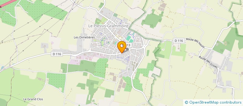 localisation de l'entreprise ARKA IMMOBILIER  LE PLESSIS-GRAMMOIRE