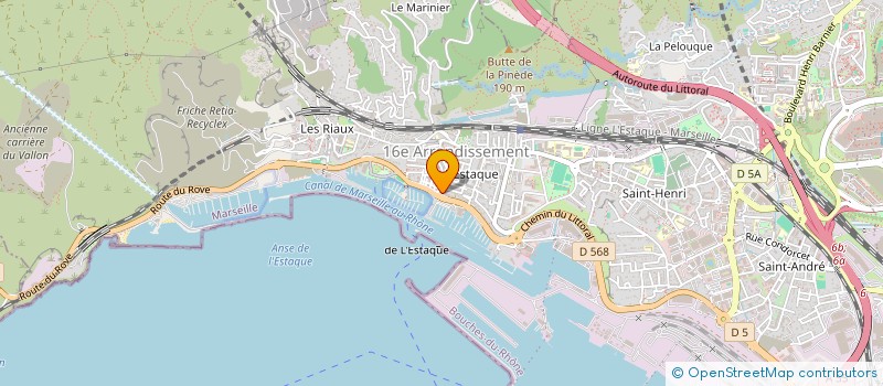 localisation de l'entreprise ARKA SURGELES à MARSEILLE