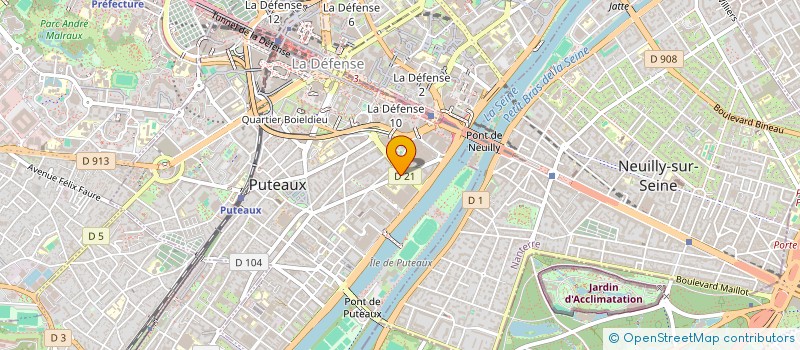 localisation de l'entreprise ARKABAT à PUTEAUX