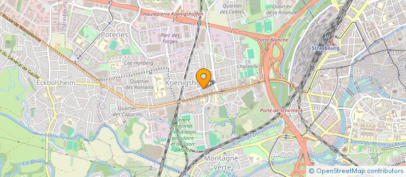 localisation de l'entreprise ARKADIA BUSINESS BUILDING  STRASBOURG