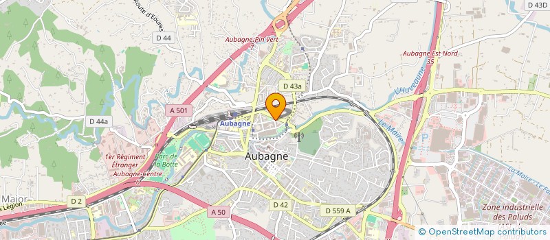 localisation de l'entreprise ARKADINE à AUBAGNE