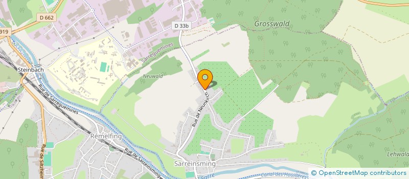 localisation de l'entreprise ARKADIS  SARREINSMING