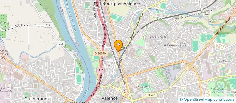 localisation de l'entreprise ARKADS à BOURG-LES-VALENCE