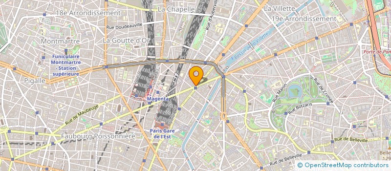 localisation de l'entreprise ARKADY à PARIS