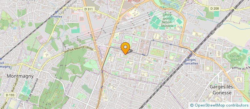 localisation de l'entreprise ARKAHOME  SARCELLES