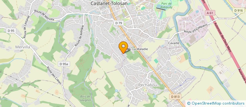 localisation de l'entreprise ARKAIA à CASTANET-TOLOSAN