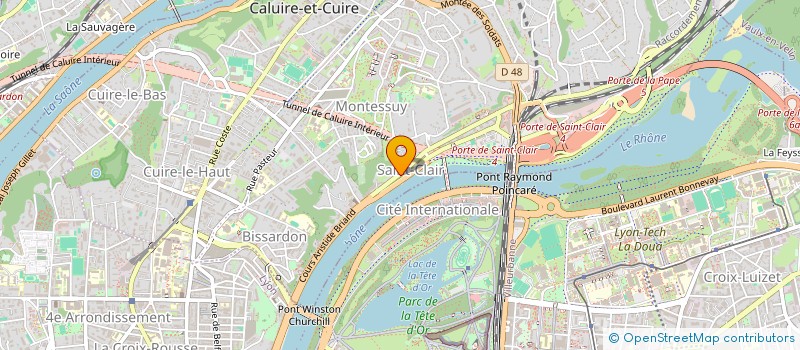 localisation de l'entreprise ARKAIC CONCEPT à CALUIRE-ET-CUIRE