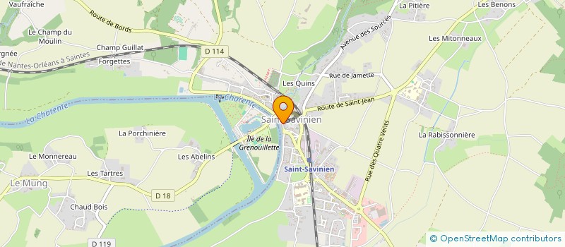 localisation de l'entreprise ARKALI  SAINT-SAVINIEN